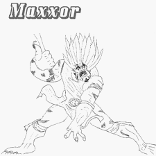 coloriage chaotic maxxor